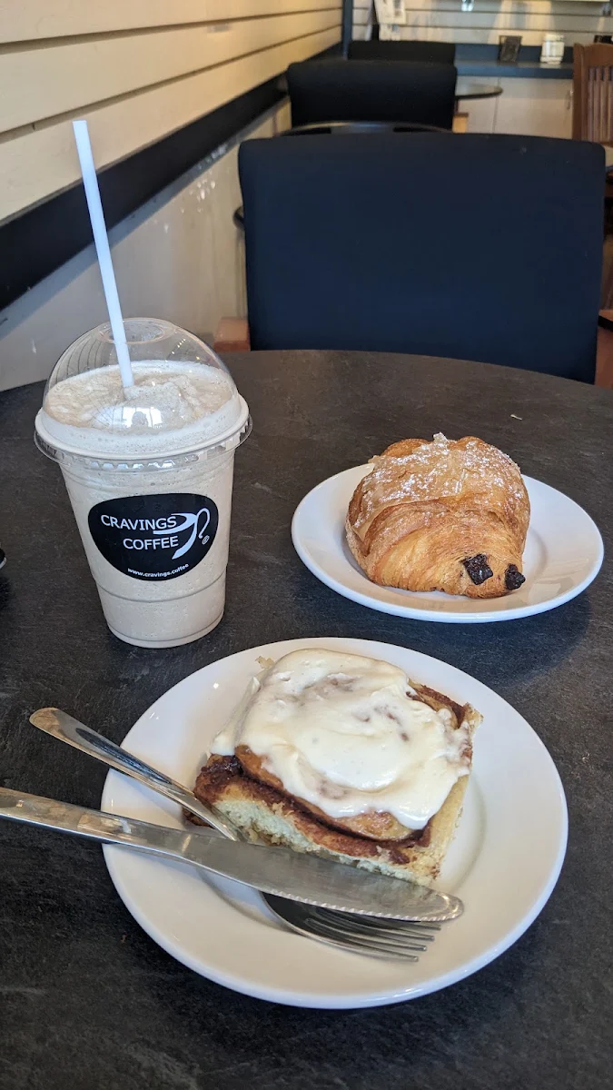 Blended Coffee Chocolate Croissant and Cinnamon Roll