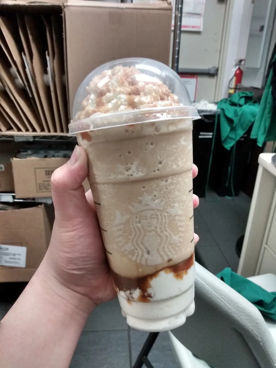Caramel Ribbon Crunch Frappuccino Blended Beverage
