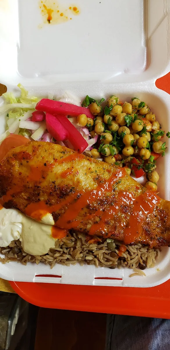 Fish Platter, Ali Baba’s Middle Eastern Cuisine 1283 Bloor St W