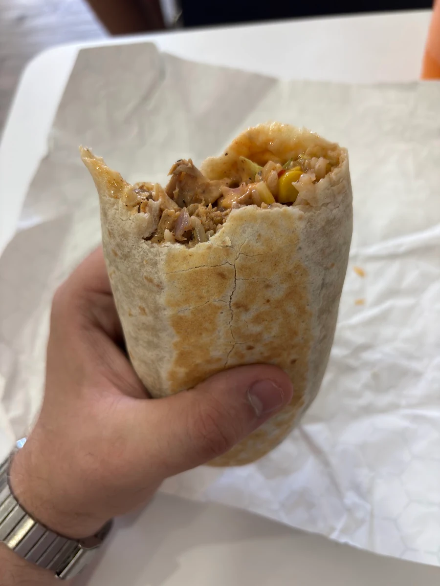 Spicy Chicken Burrito