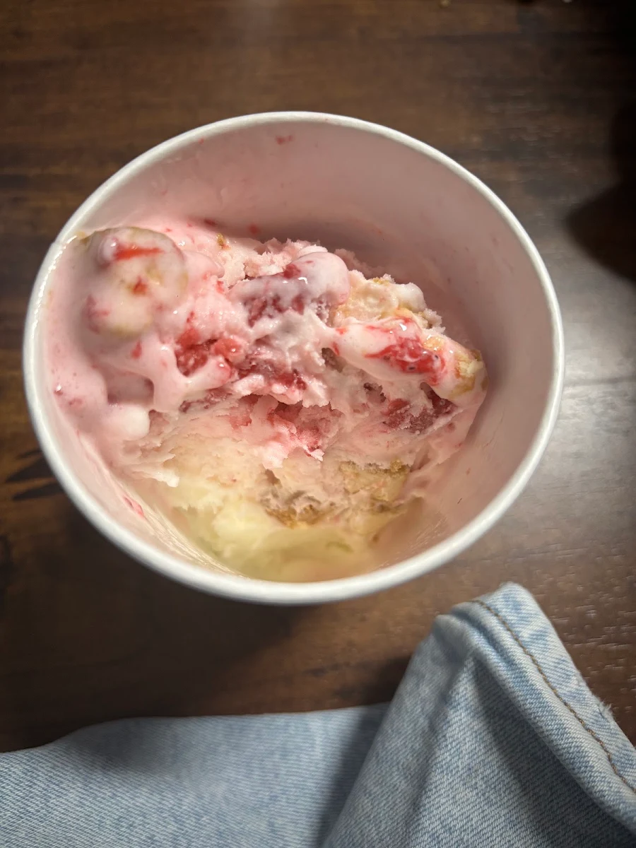 Strawberry Cheesecake Blizzard Treat