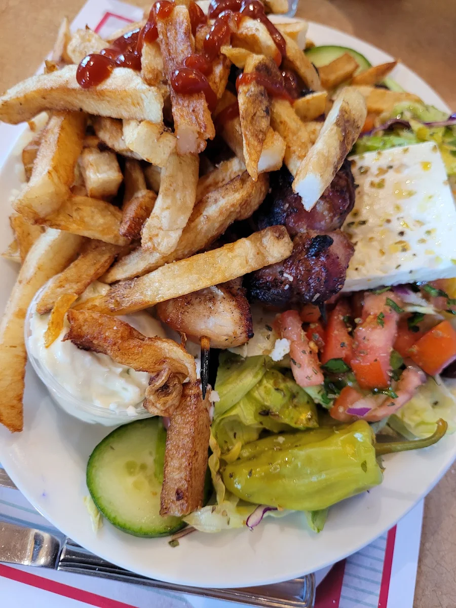Chicken Brochette Plate