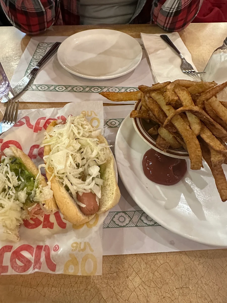 Hot Dog and Fries