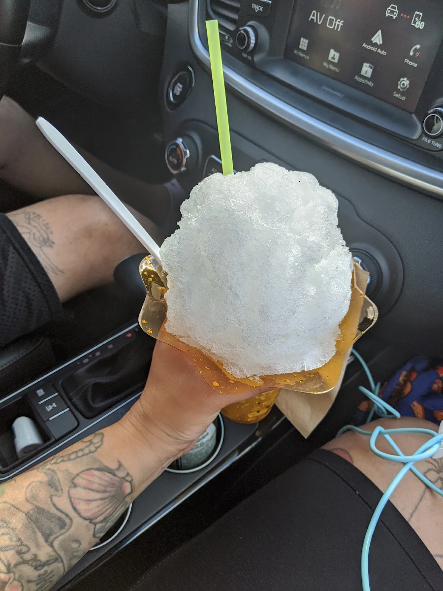 Pina Colada Shaved Ice