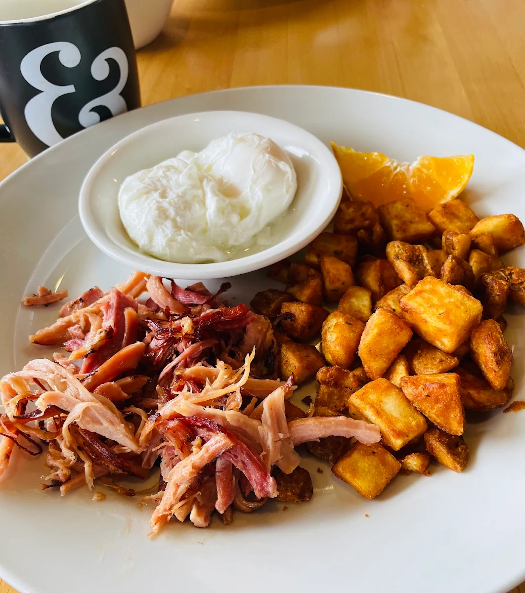 Œuf Avec Jambon Effiloché