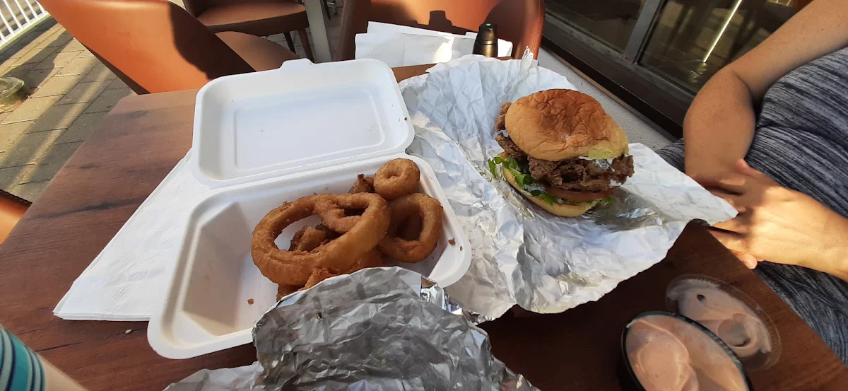 Onion Rings and Crispy Chicken
