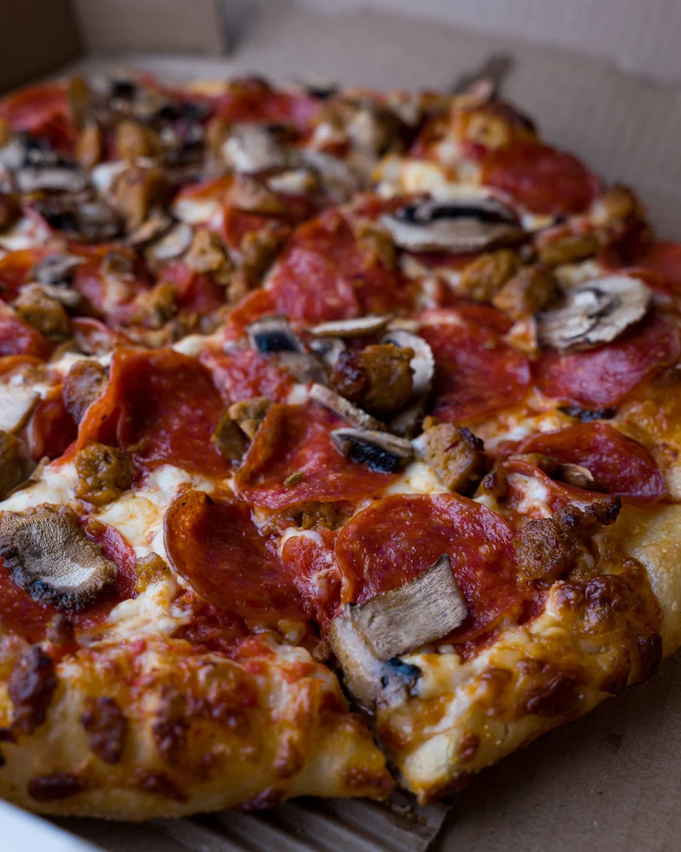 Double Pepperoni Mushrooms and Italian Sausage