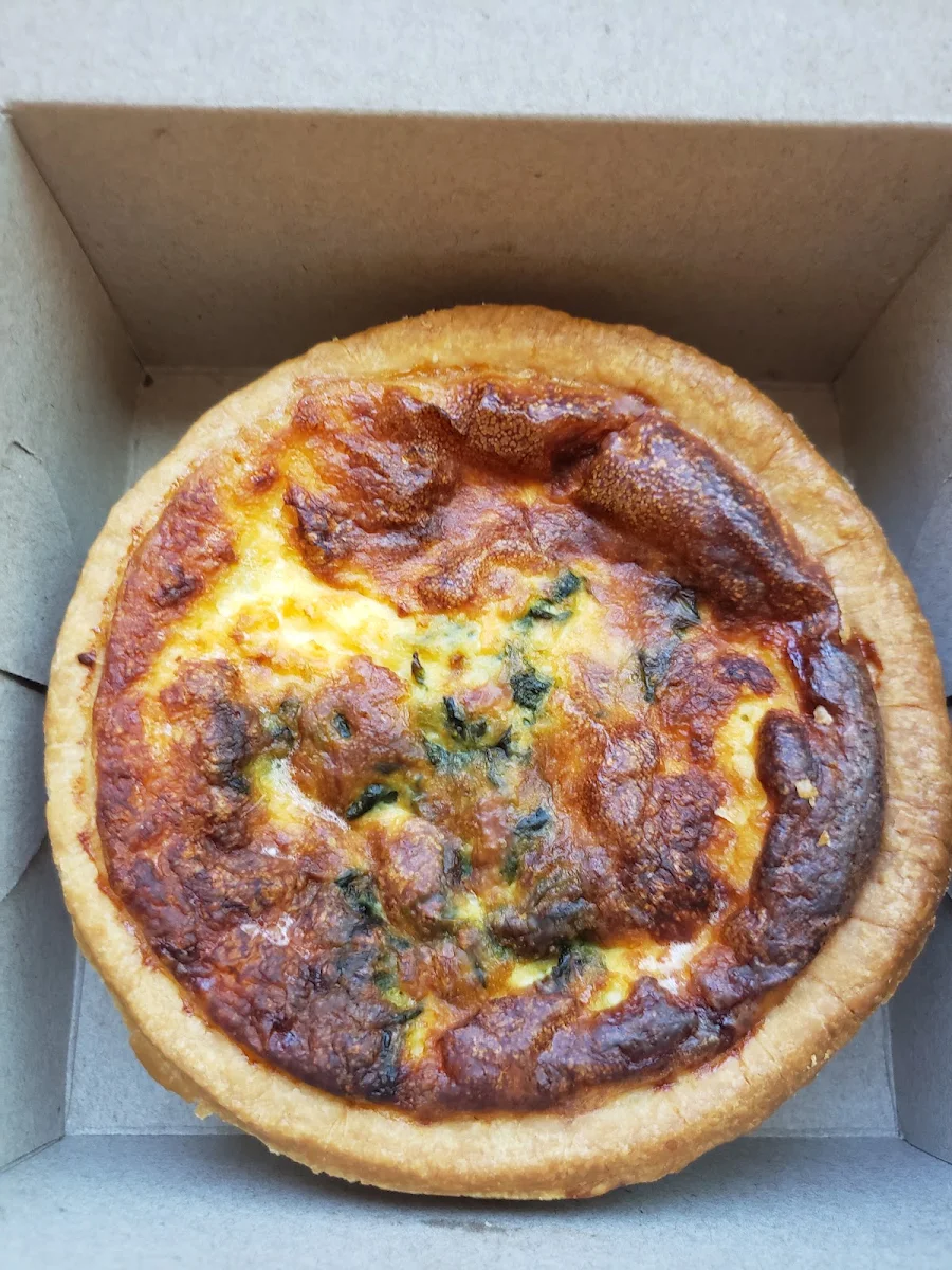 Spinach and Cheese Quiche