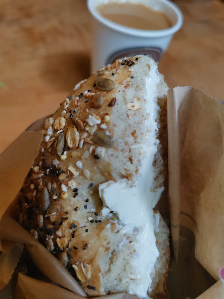 Multi Grain Bagel with Cream Cheese