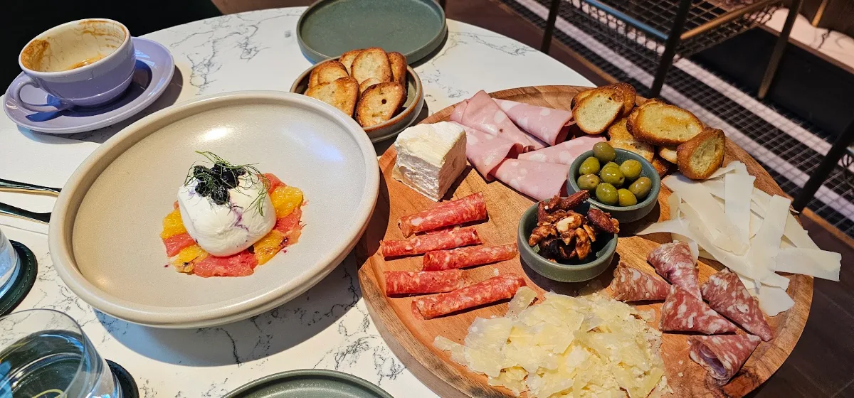 Burrata and Charcuterie Plate