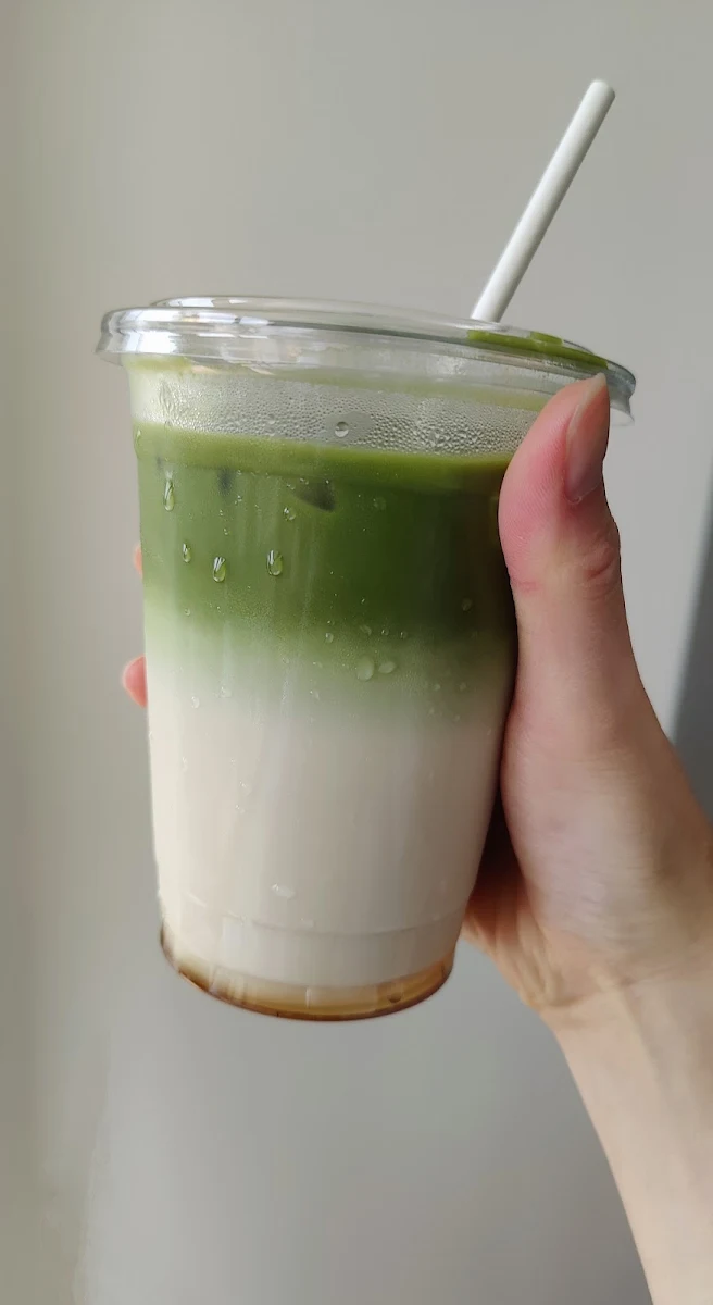 Earl Grey Matcha Latte with Oat Milk