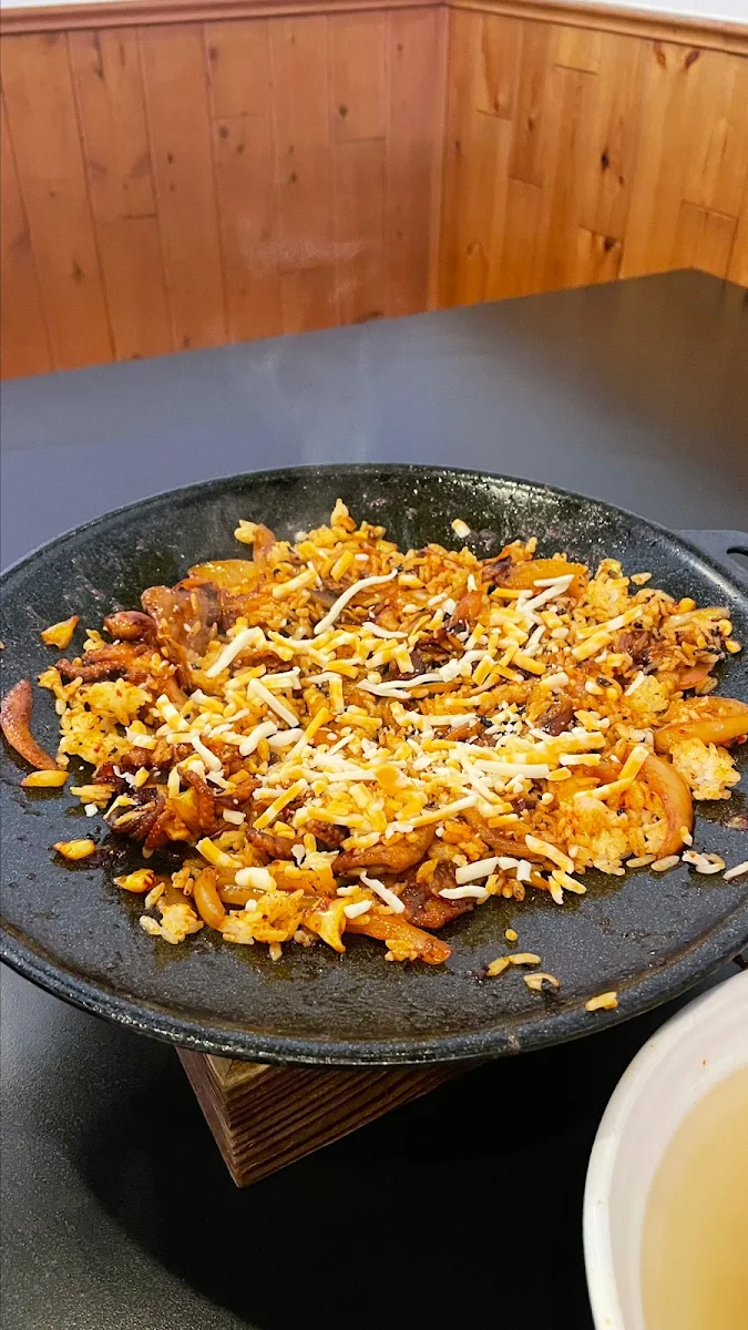 bacon cheese kimchi fried rice 베이컨치즈김치볶음밥