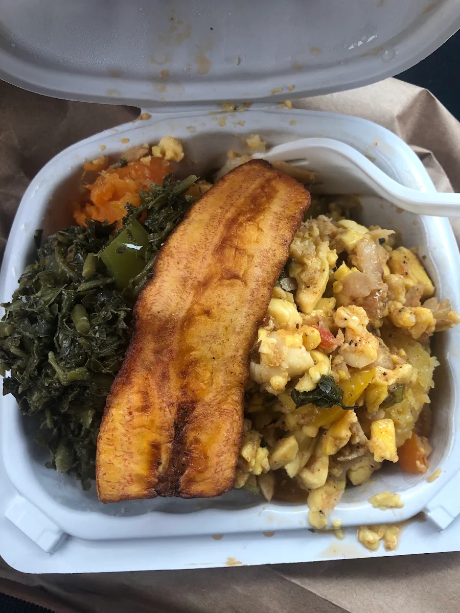 Ackee and Saltfish Dinner