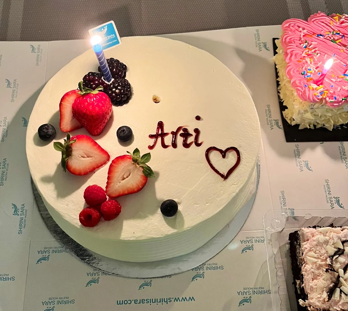 Mixed Berry Cake