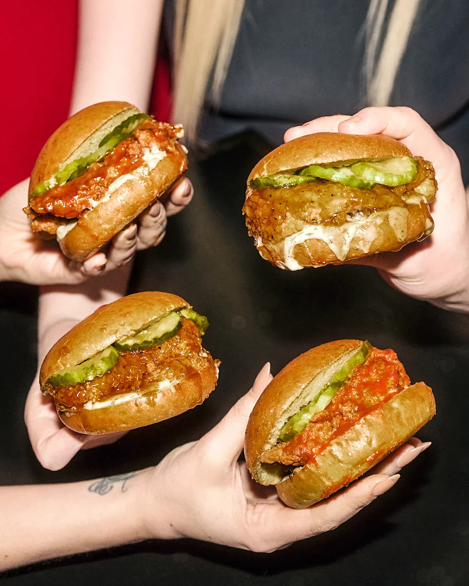 Messy Veggie Burger