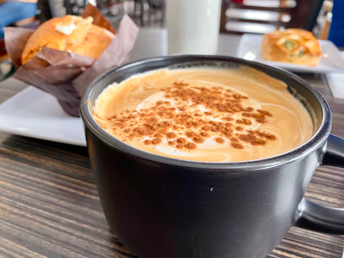 Latte and Muffin