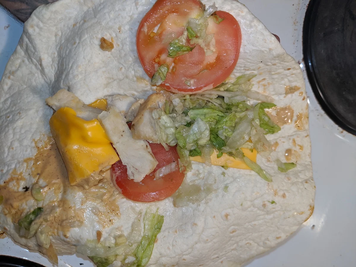 Grilled Chicken Bacon Ranch Wrap