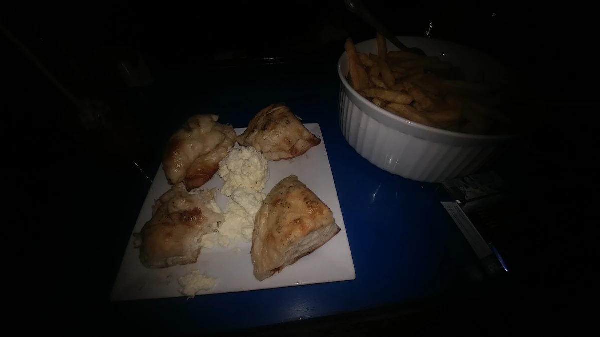Pita Kaymek and Fries