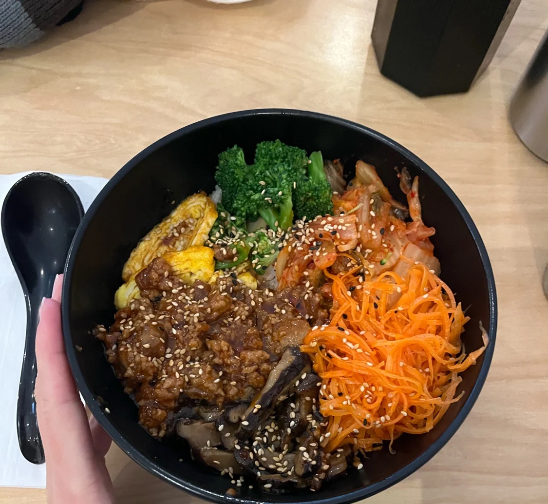 Bimbimbap Bol De Riz Bimbimbap Rice Bowl
