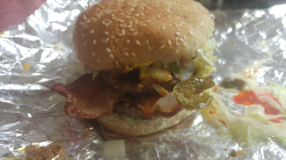 Double Bacon Cheeseburger with Jalapeno