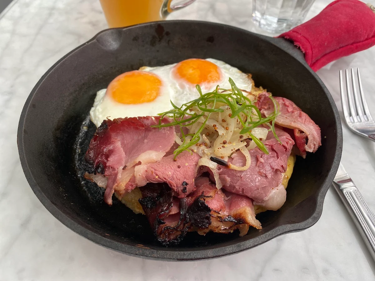 Smoked Brisket Croque Madame
