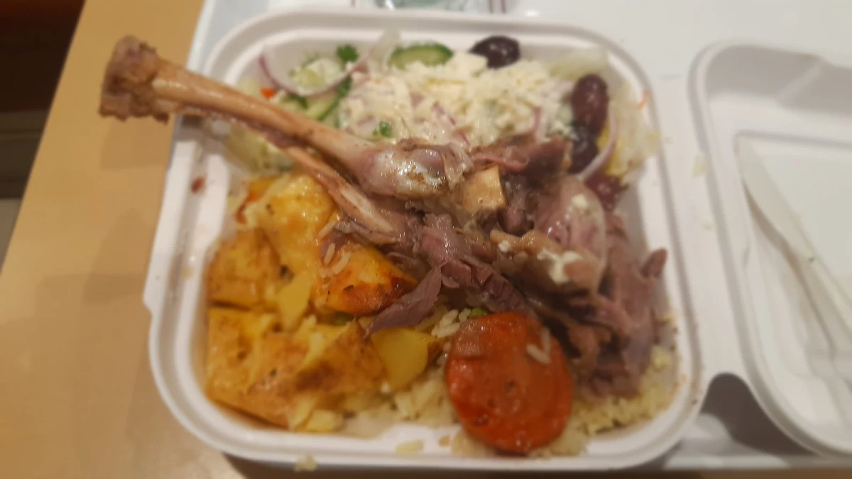 Fall Off the Bone Lamb Dinner with Fresh Greek Salad