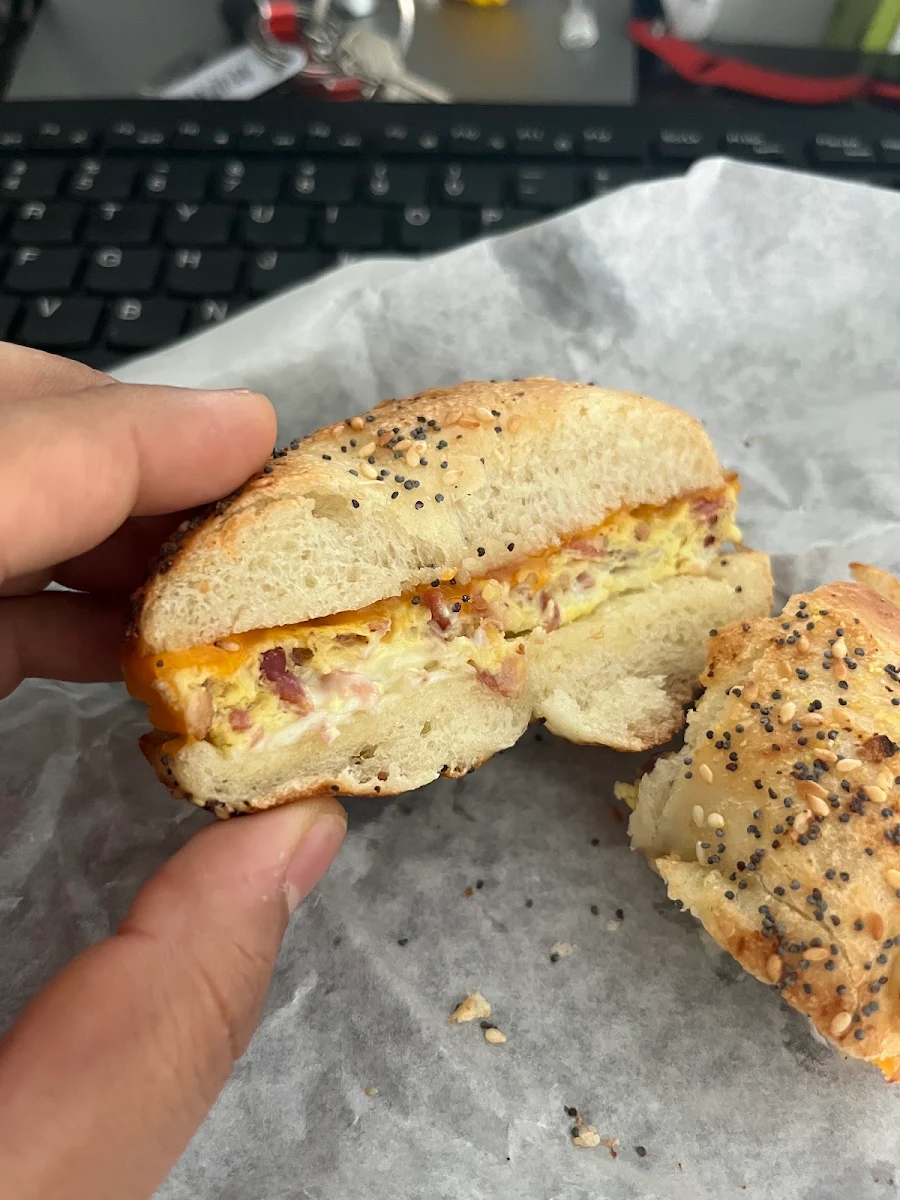 Buzz Breakfast Bagel Sandwich