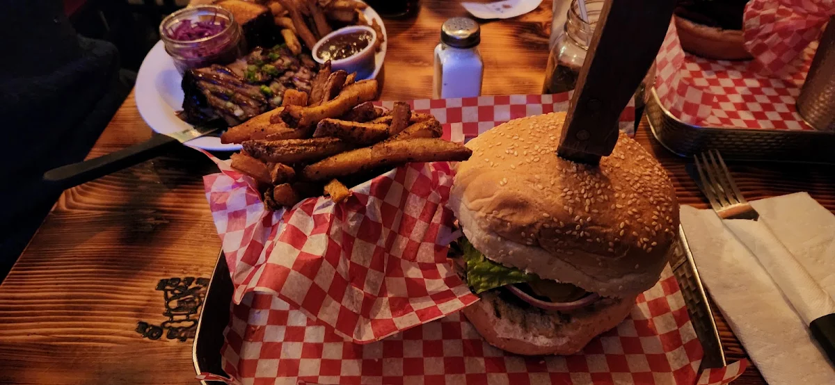 Smash Burger and Fries