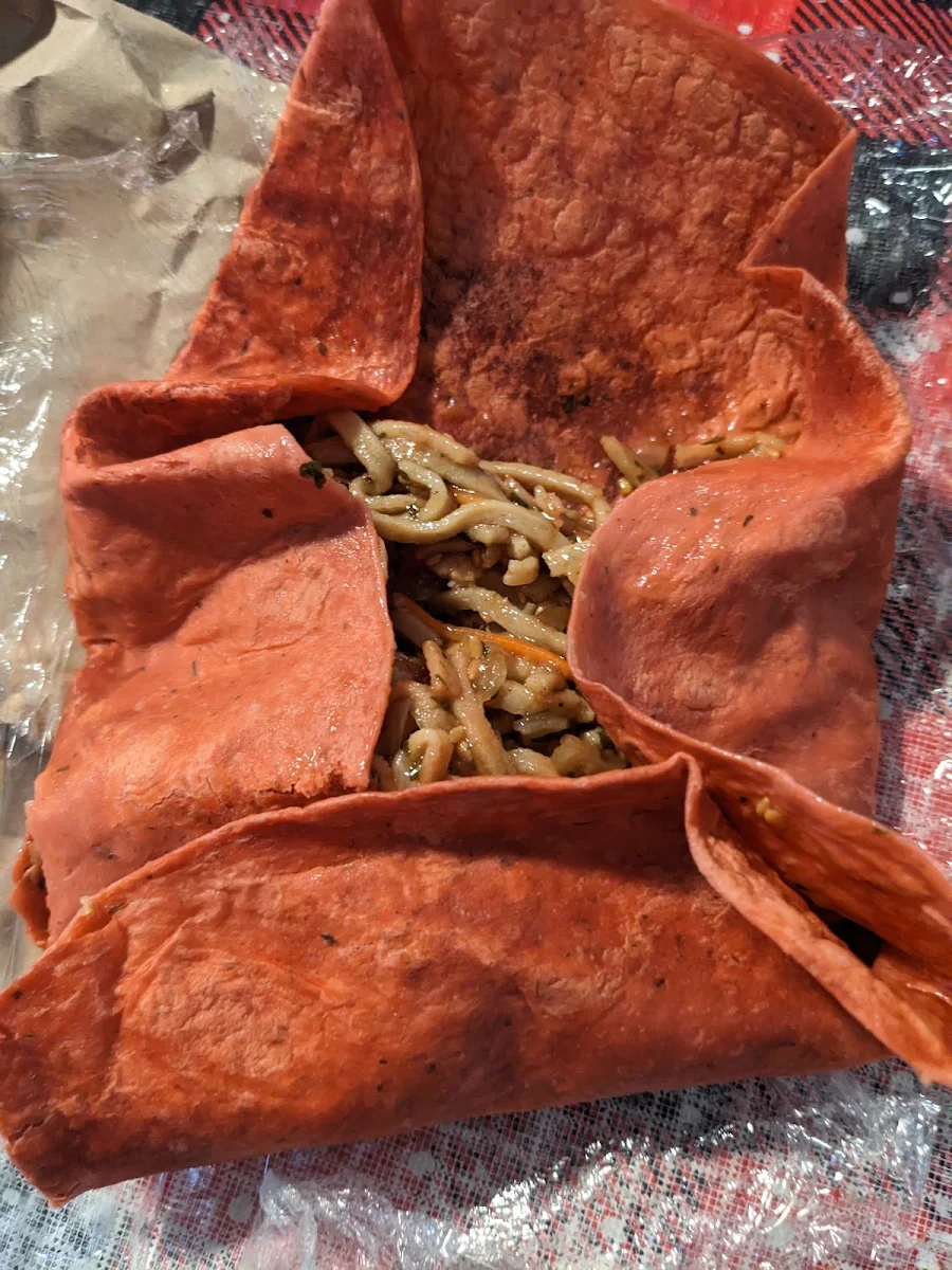 Nasty Thai Chicken Wrap