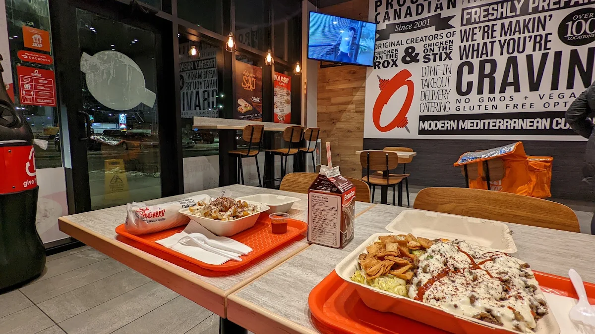 Lamb Shawarma Wrap with Fries