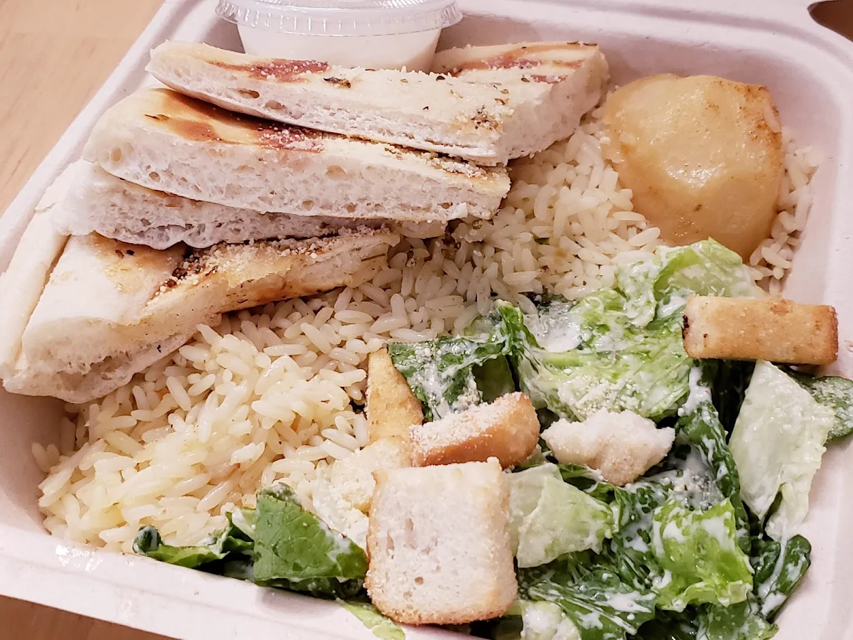 Lamb Souvlaki Platter
