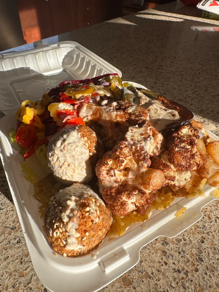 Fried Cauliflower and Eggplant
