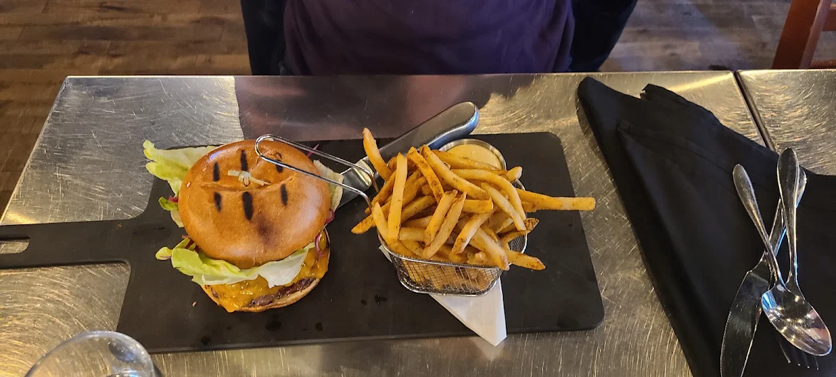 Burger and Fries
