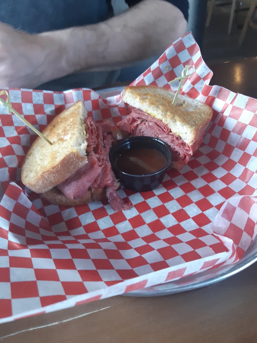 Montreal Smoked Brisket Sandwich