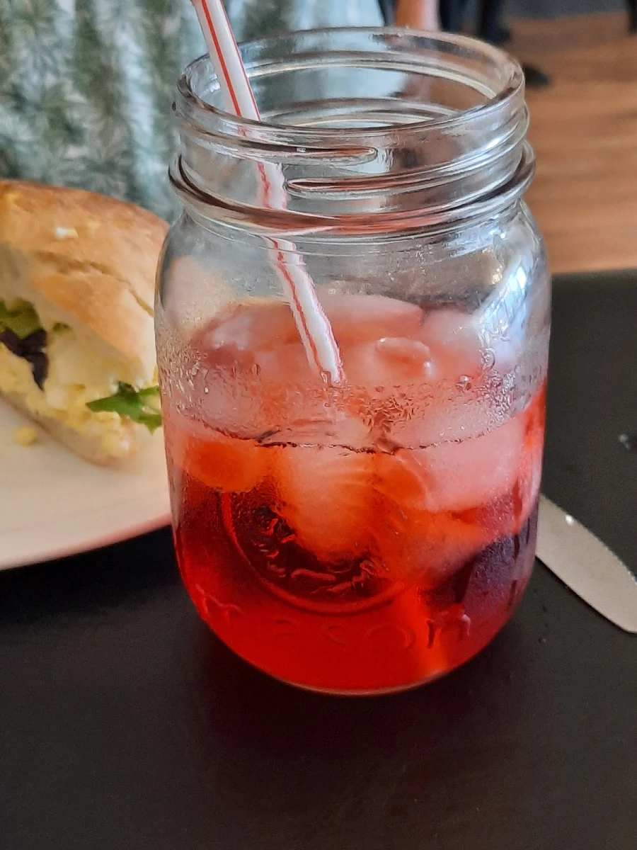 Cranberry Juice That Comes in a Mason Jar