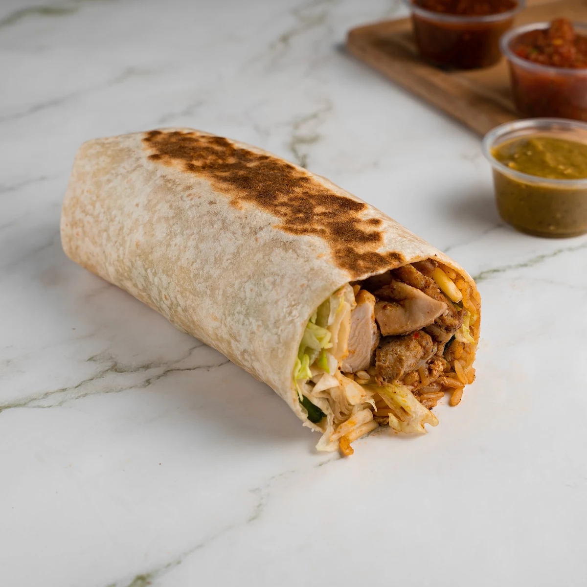 Chicken & Steak Burrito