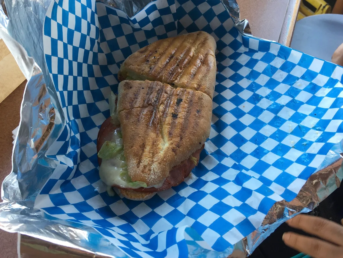 Salami and Cheese Sandwich