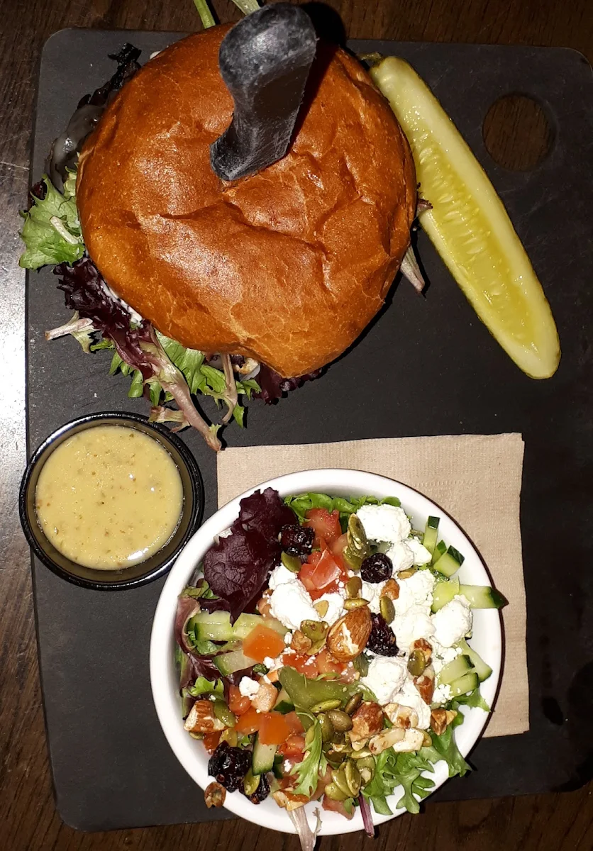 Mushroom Swiss Burger