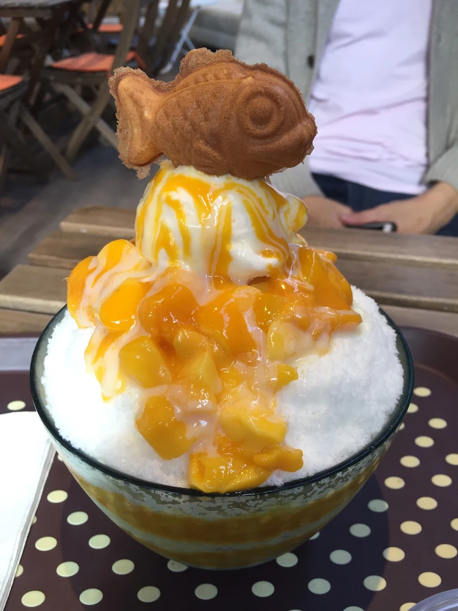 Oreo Cookie Bingsoo & Mango Bingsoo