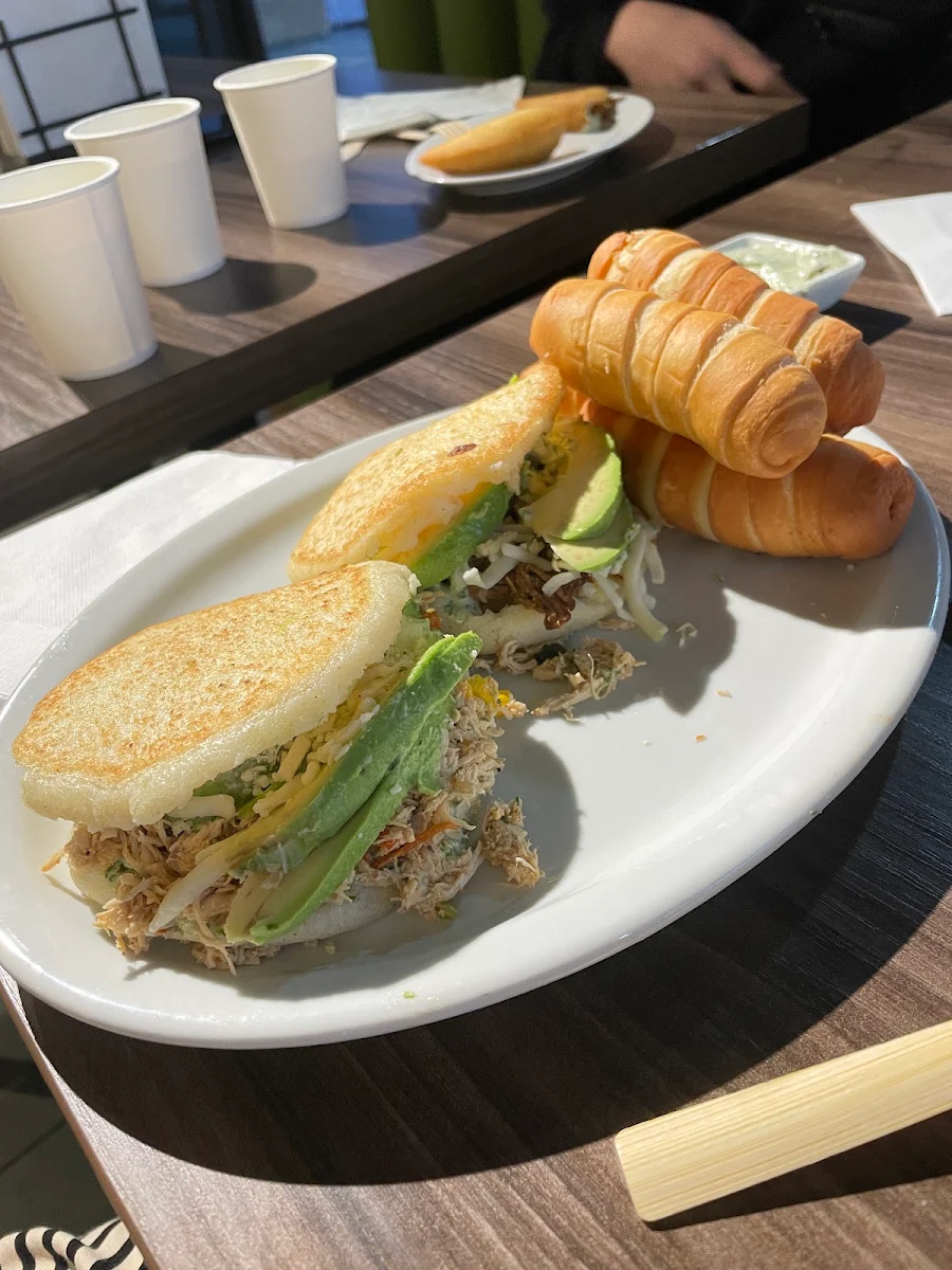 Tequenos and Arepa