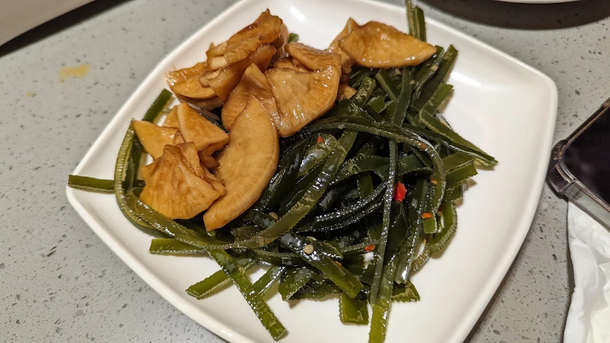 Deep Fried Bean Curd and Seaweed