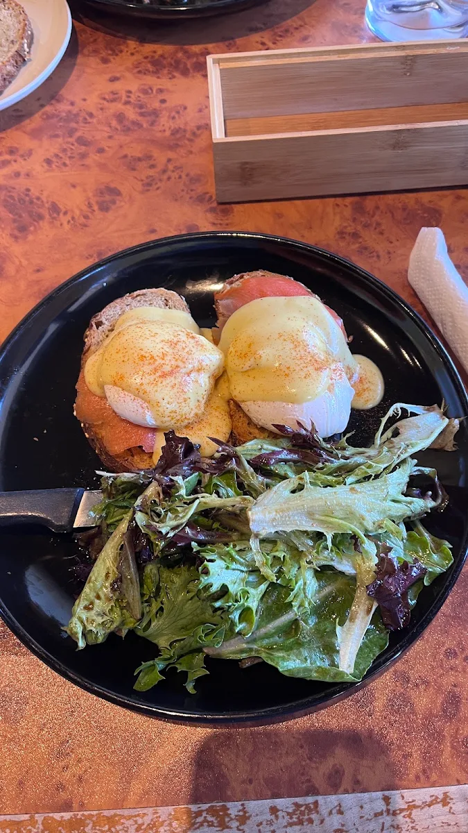 Salmon and Avocado Benedict
