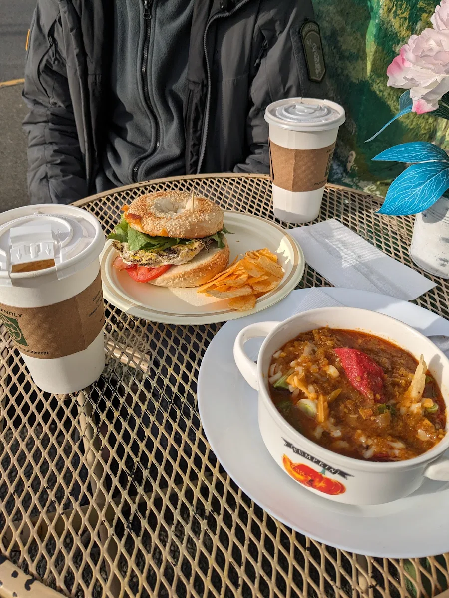 Tortilla Soup and blt with Egg