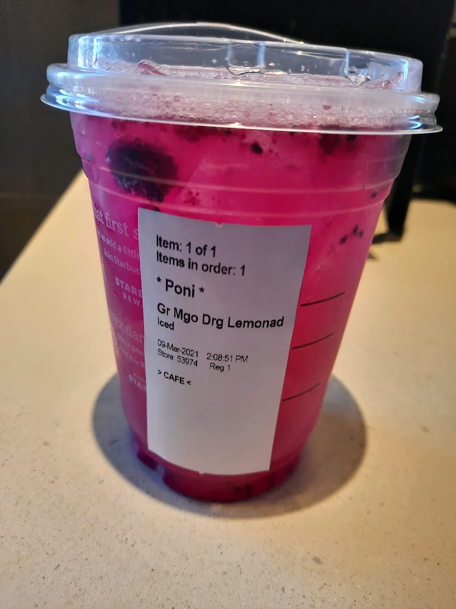 Mango Dragon Fruit Lemonade