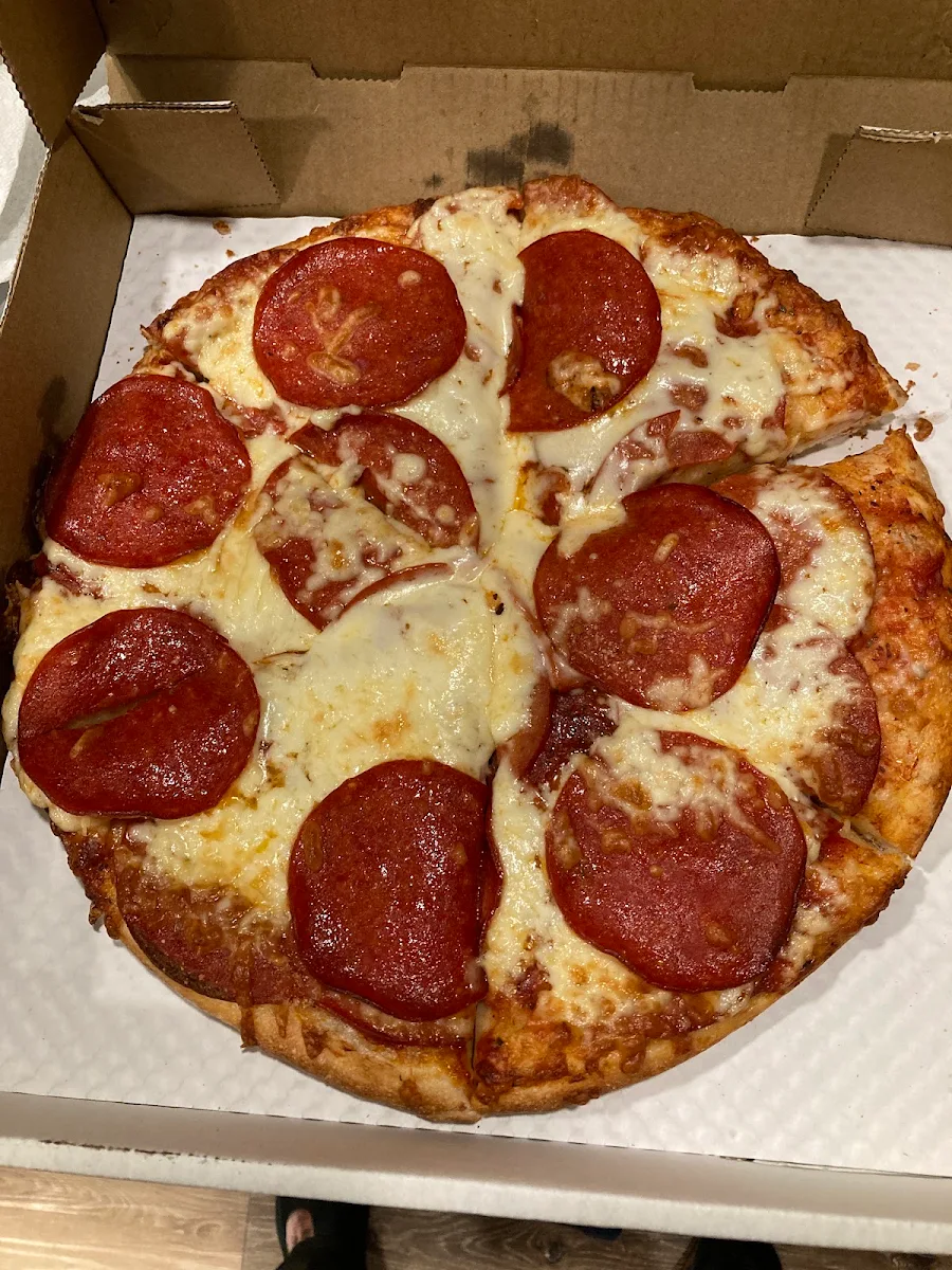 Double Decker Pepperoni Pizza