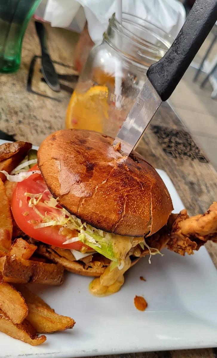 Hamburger Au Poulet Croustillant