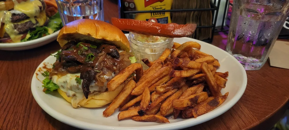 Mushroom Swiss Burger