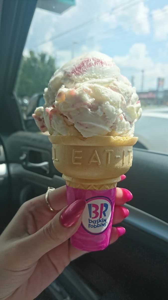 Strawberry Cheesecake Ice Cream Cone