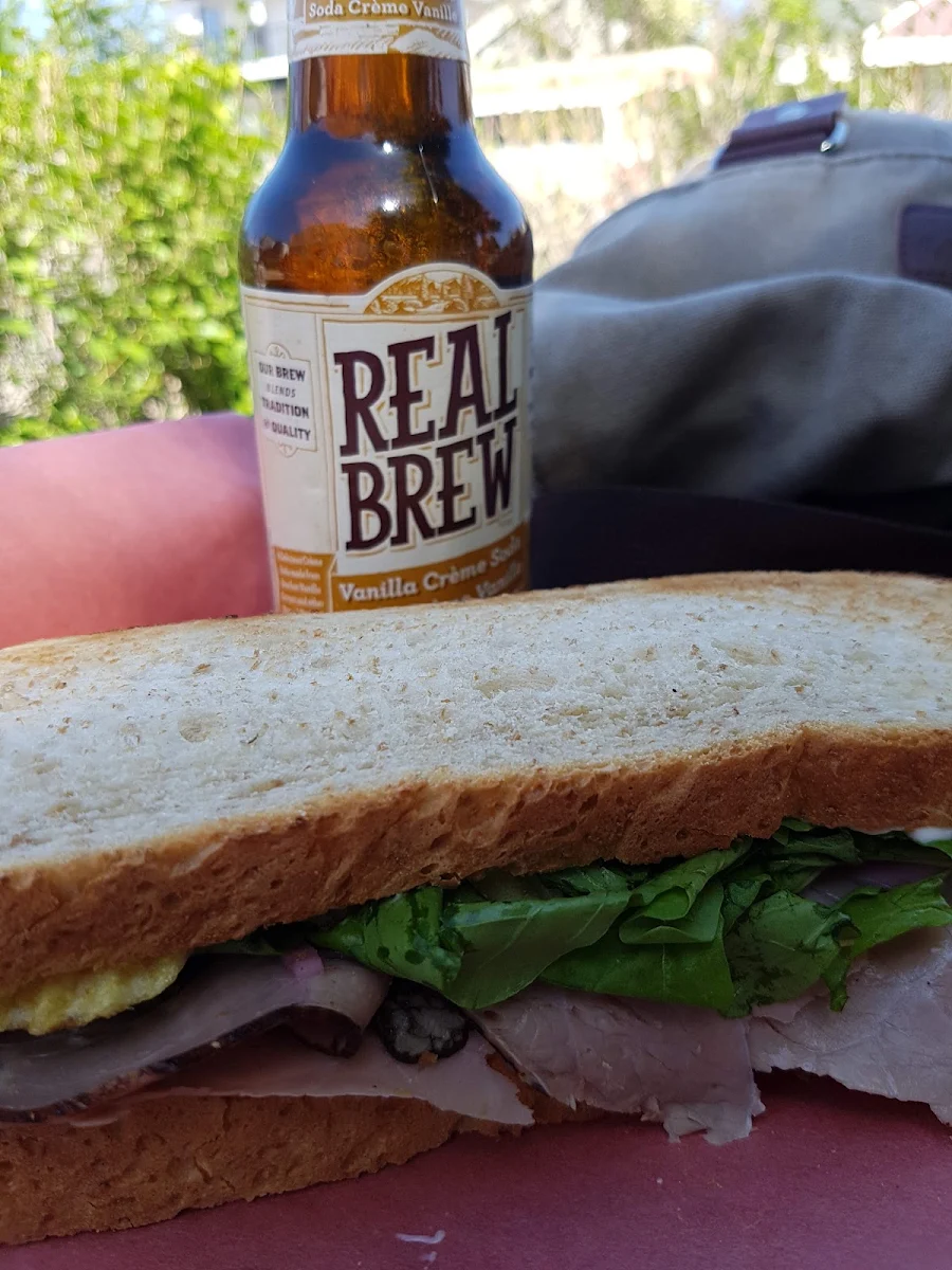 Real Brew Cream Soda and the Chief Beef Sandwich