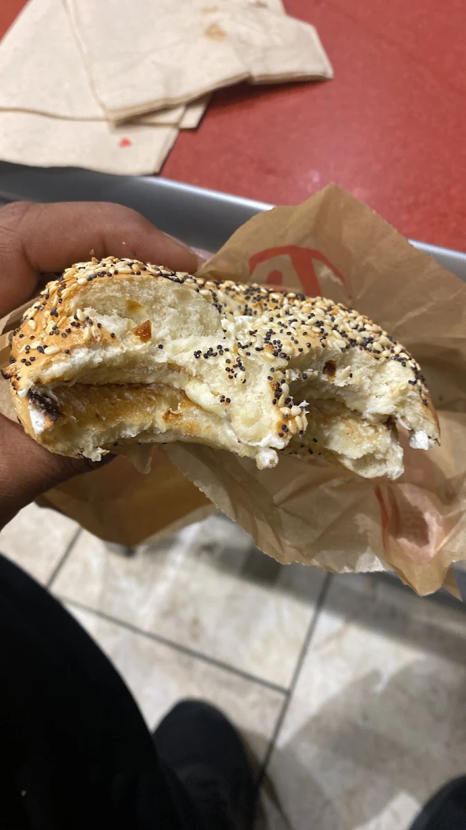 Everything Bagel with Cream Cheese
